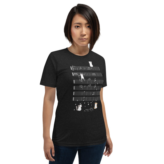 Camiseta de gatitos musicales Naught Playing