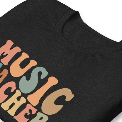 Camiseta retro de profesor de música con mucho estilo