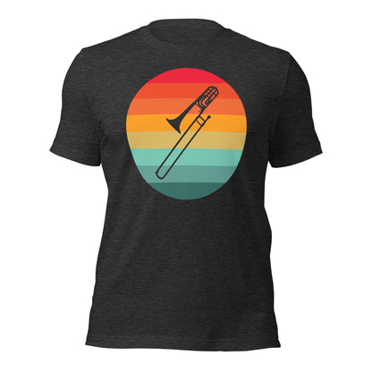 Camisa con serenata de trombón al atardecer