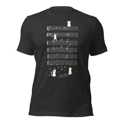 Camiseta de gatitos musicales Naught Playing