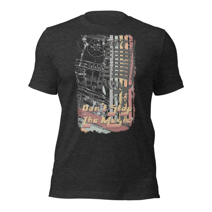 Camiseta retro "No pares la música"