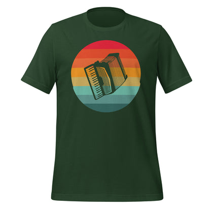 Camiseta con serenata de acordeón al atardecer