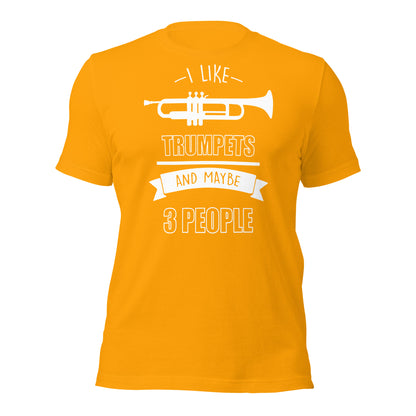 Me gustan las trompetas y quizás 3 personas Tee
