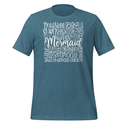 Camiseta gráfica tipográfica "Sueños de sirena"