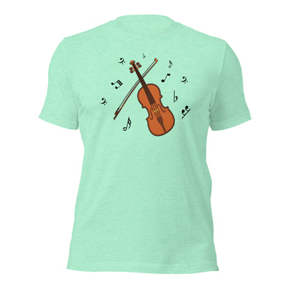 Camiseta clásica con melodía de violín