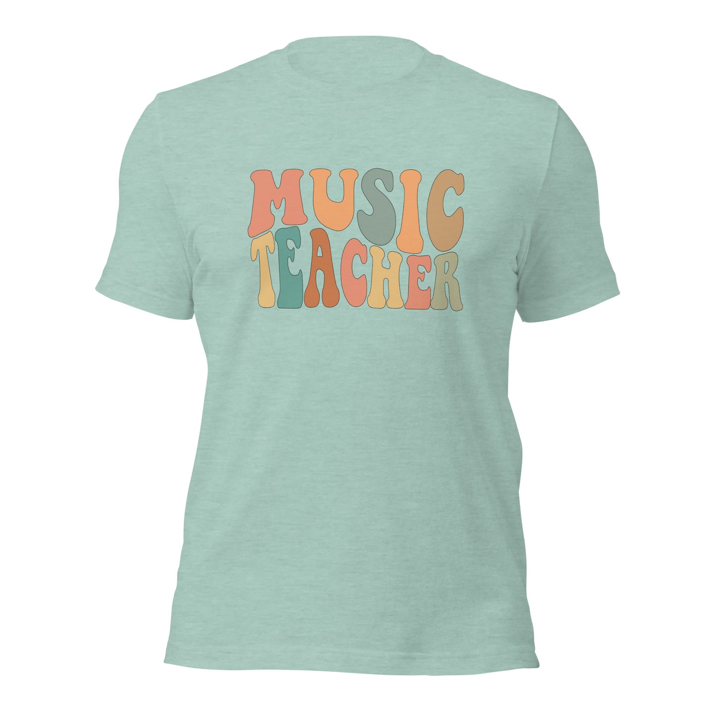 Retro Groovy Music Teacher Shirt