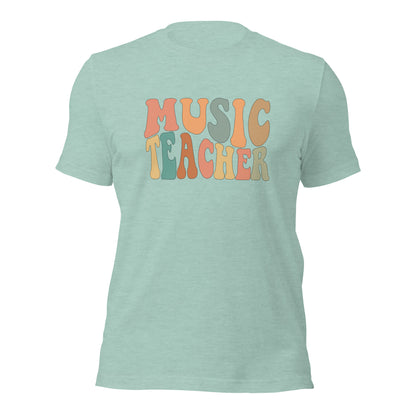 Camiseta retro de profesor de música con mucho estilo