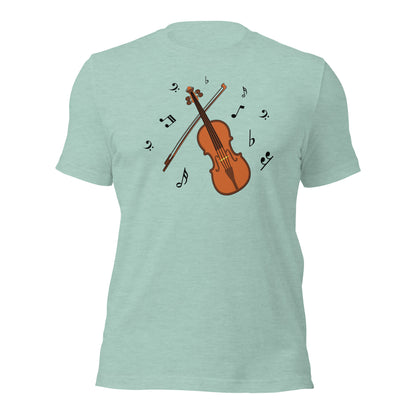 Camiseta clásica con melodía de violín