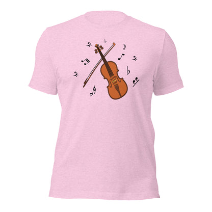 Camiseta clásica con melodía de violín