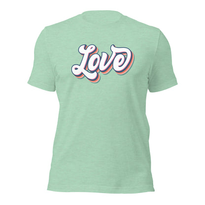 Camiseta retro de San Valentín con amor