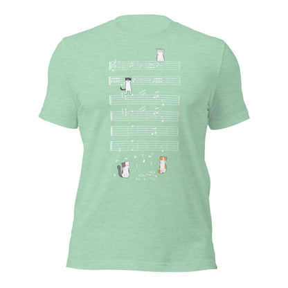 Camiseta de gatitos musicales Naught Playing