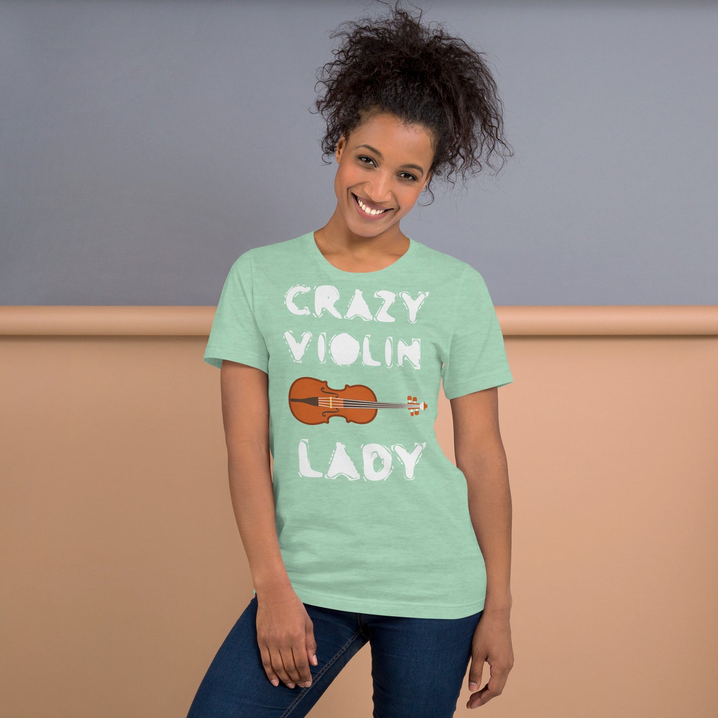 Crazy Violin Lady Shirt