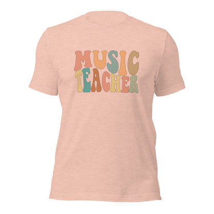 Camiseta retro de profesor de música con mucho estilo