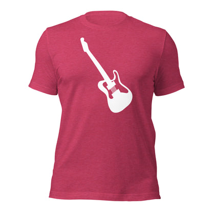 Camiseta para entusiastas de la guitarra eléctrica de cuerpo sólido