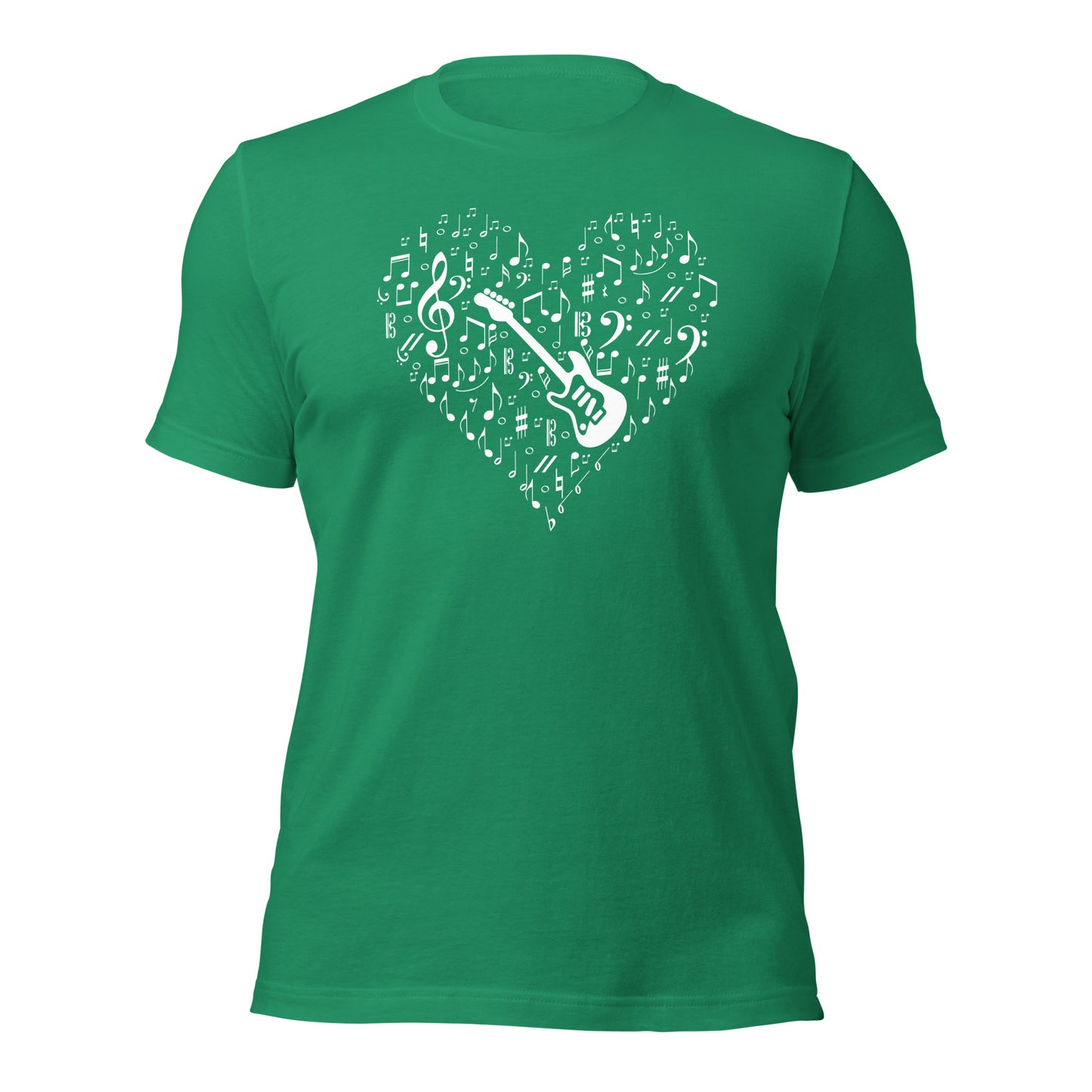 Electric Guitar Music Lover Heart Shirt