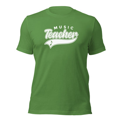 Camiseta con guión de profesor de música clásica