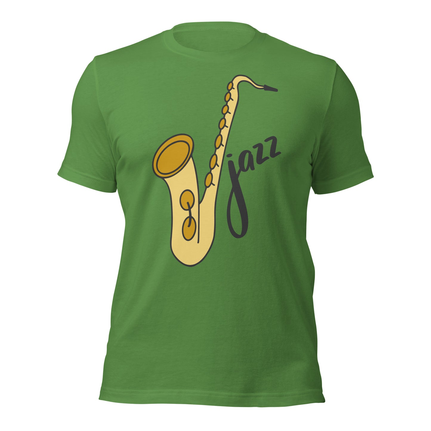 Golden Jazz Saxophone Shirt