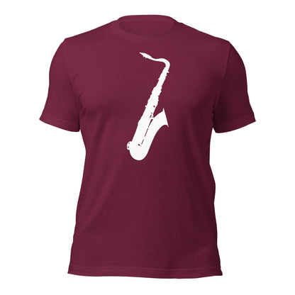 Camiseta para entusiastas del saxofón