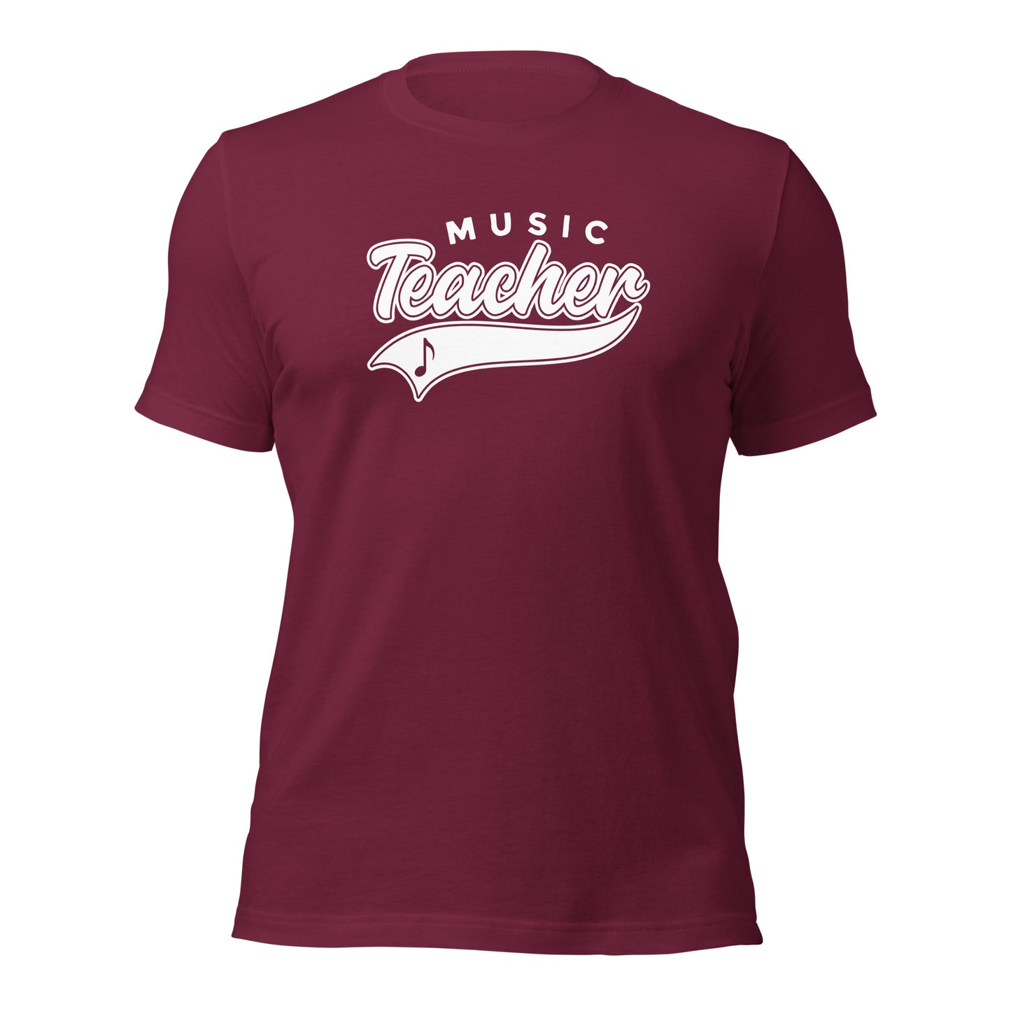 Athletic Font Music Teacher Tee