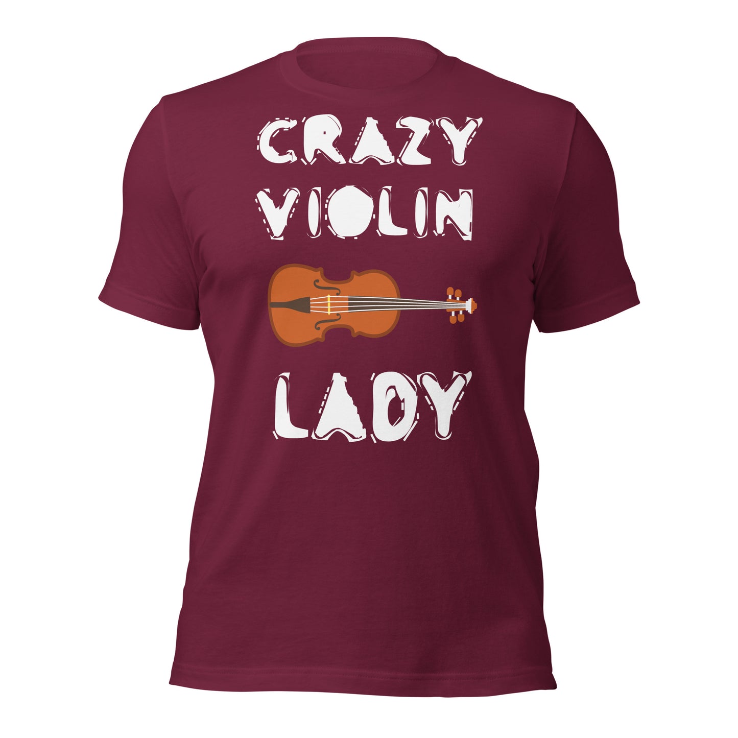 Crazy Violin Lady Shirt