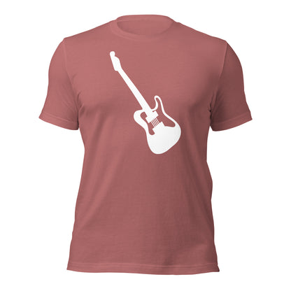 Camiseta para entusiastas de la guitarra eléctrica de cuerpo sólido