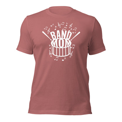 Camiseta de baterista de mamá de banda