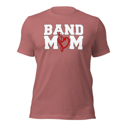 Armonías sinceras: camiseta de mamá de banda