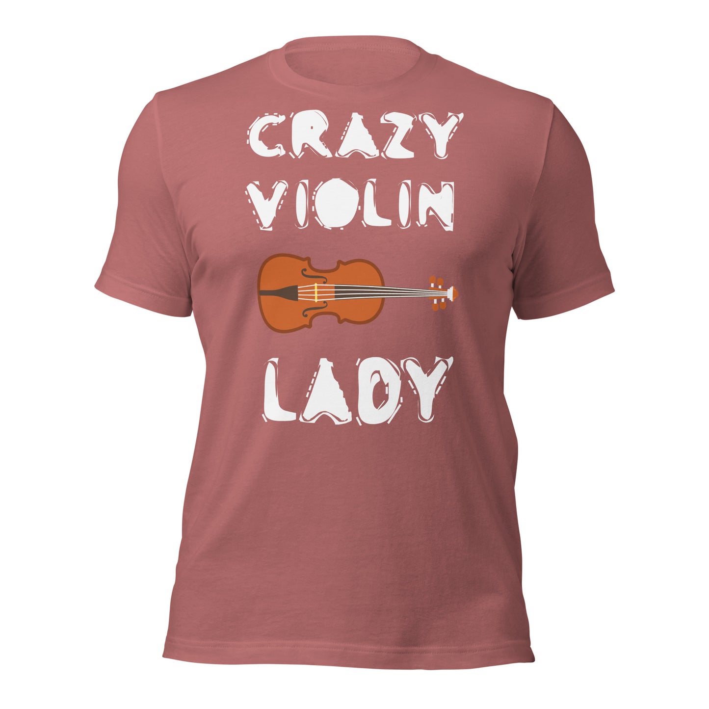 Crazy Violin Lady Shirt