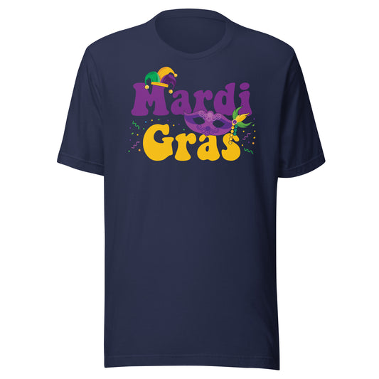 Camisa retro de Mardi Gras