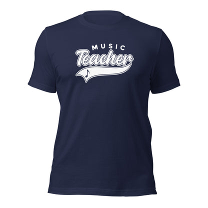Camiseta con guión de profesor de música clásica
