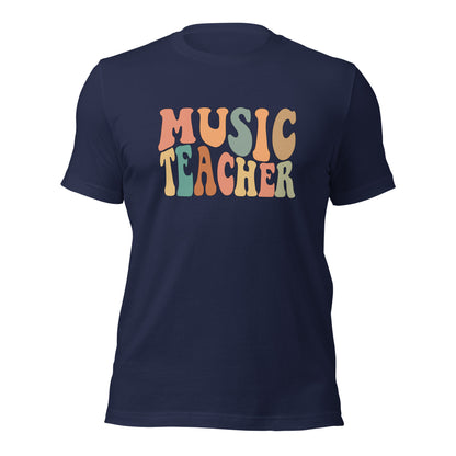 Camiseta retro de profesor de música con mucho estilo