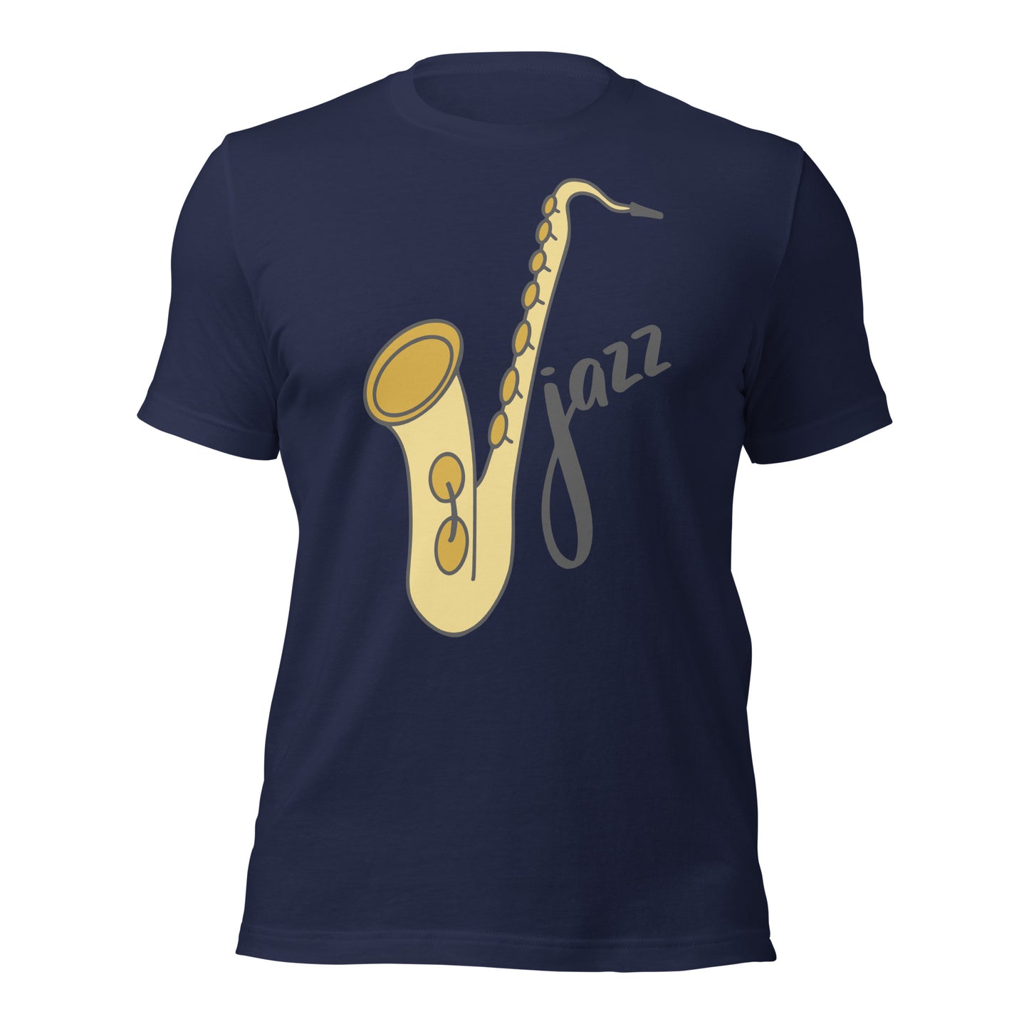 Golden Jazz Saxophone Shirt