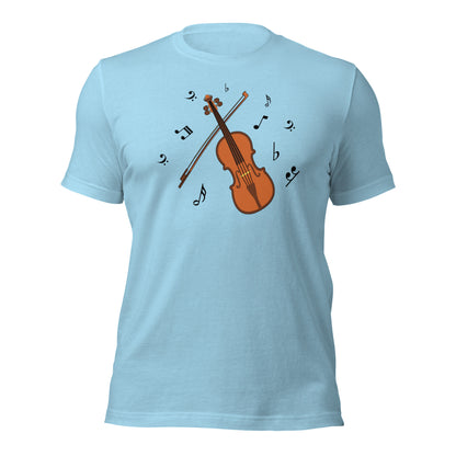 Camiseta clásica con melodía de violín