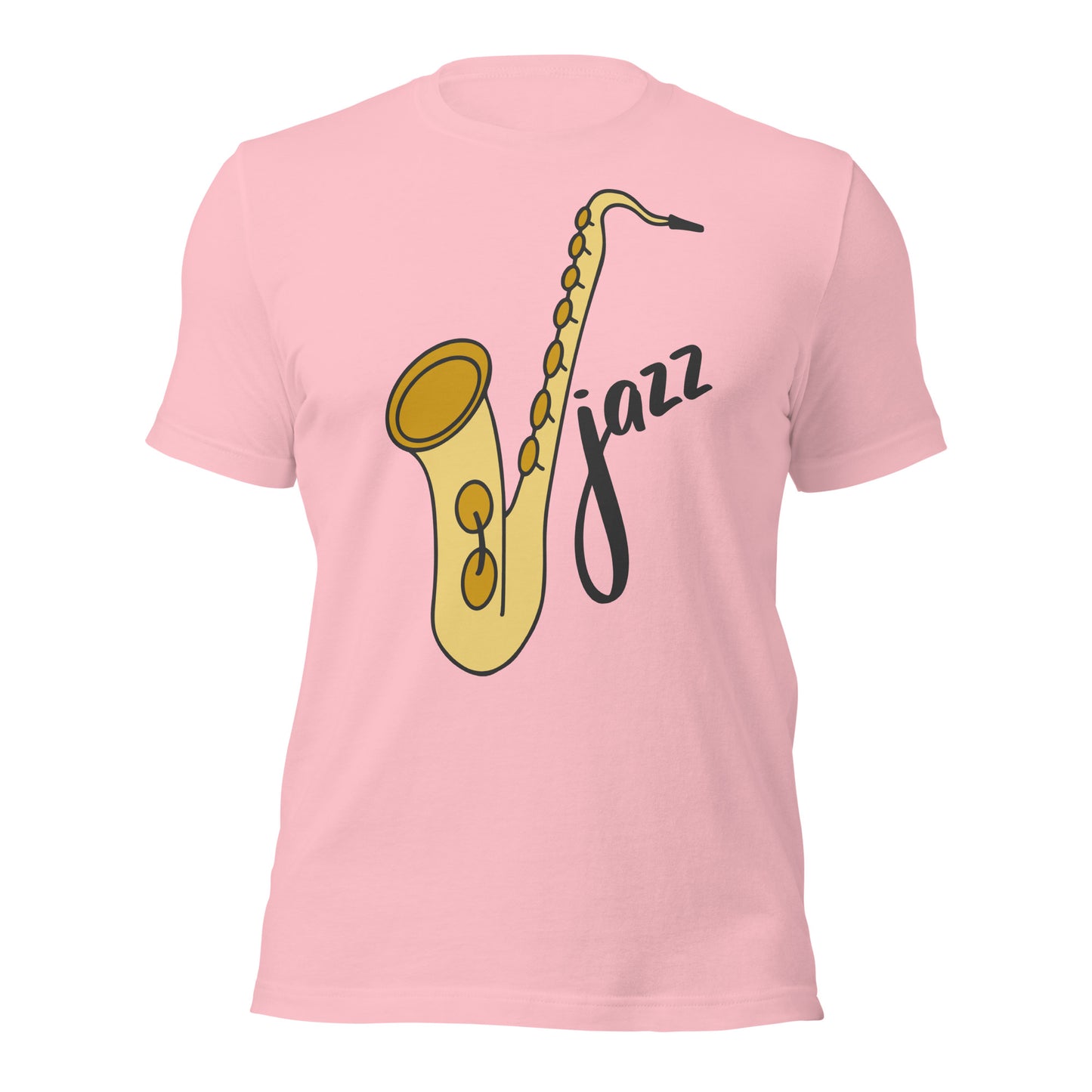 Golden Jazz Saxophone Shirt