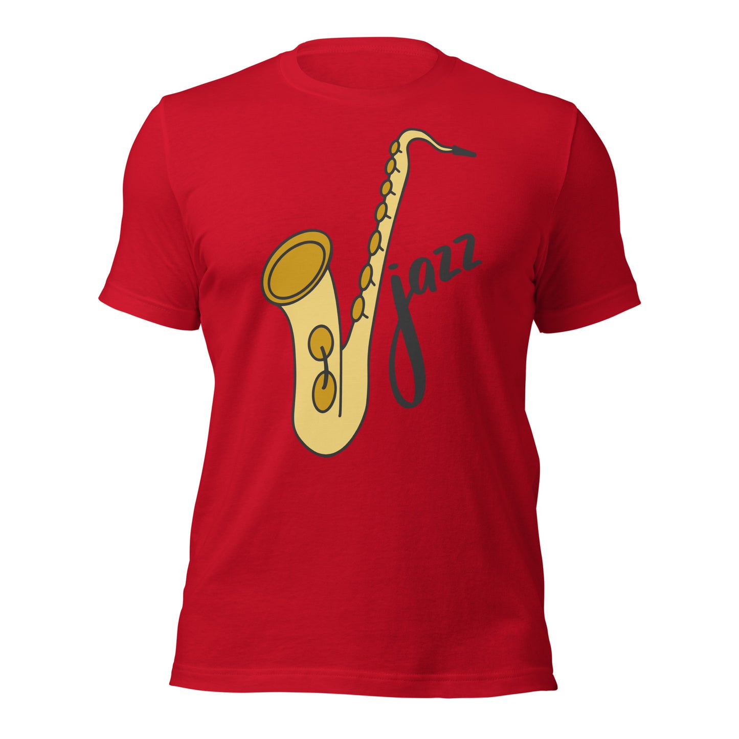 Golden Jazz Saxophone Shirt