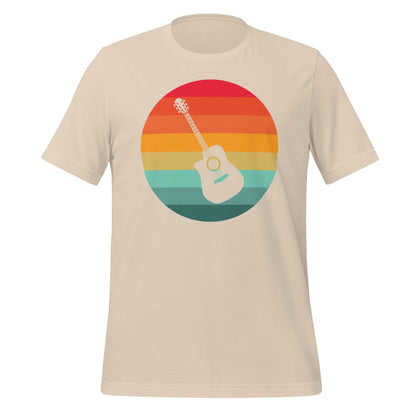 Camiseta con serenata de guitarra al atardecer