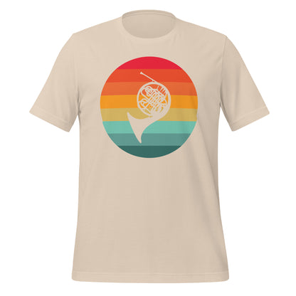 Camisa con serenata al atardecer con trompa francesa