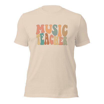 Camiseta retro de profesor de música con mucho estilo