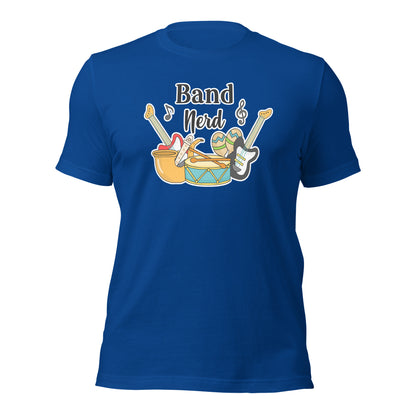 Camiseta de nerd de banda