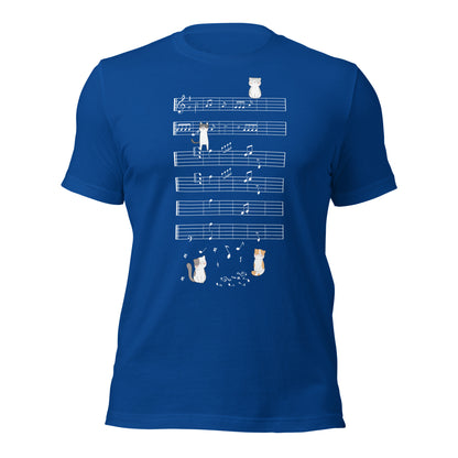 Camiseta de gatitos musicales Naught Playing