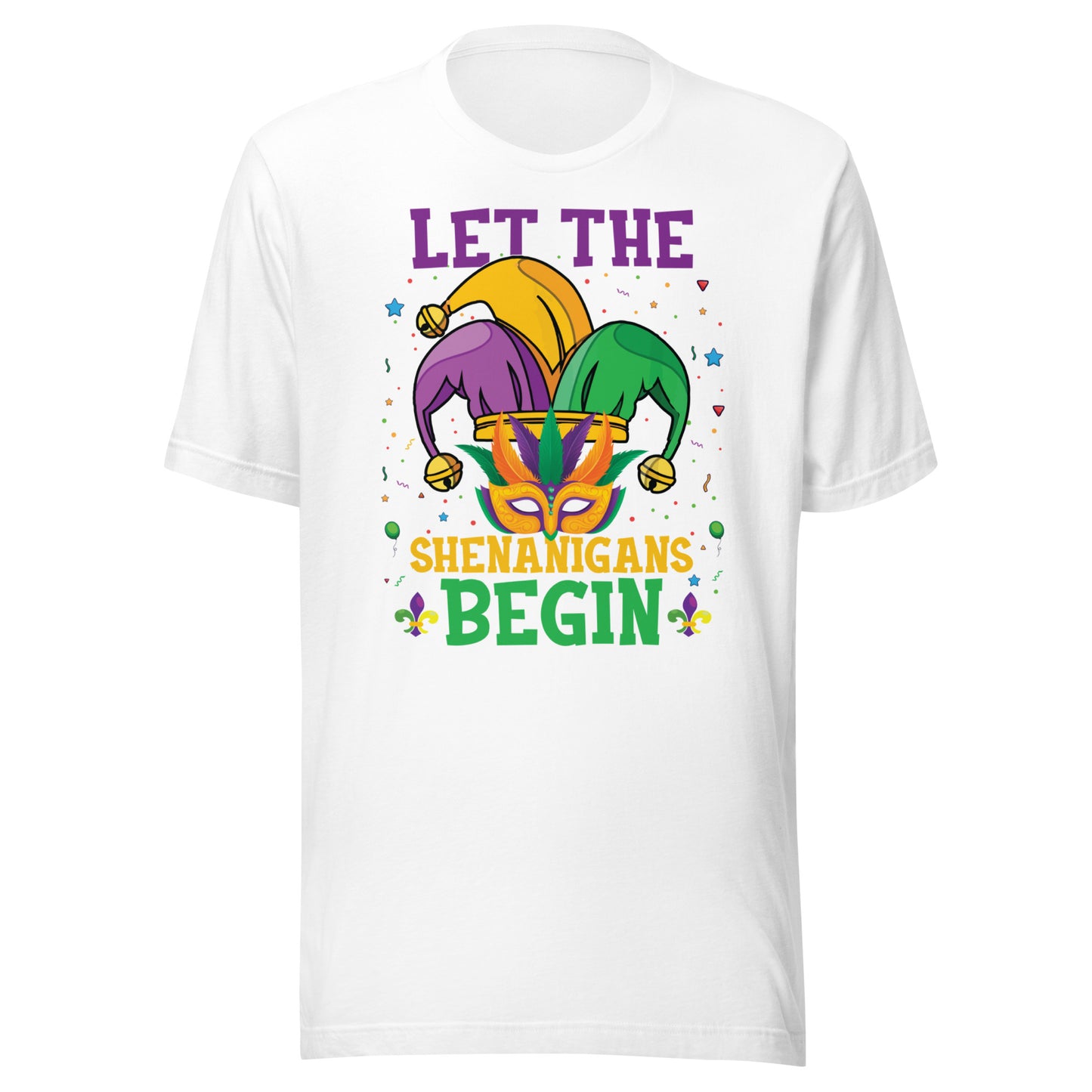 Let the Shenanigans Begin Mardi Gras Shirt