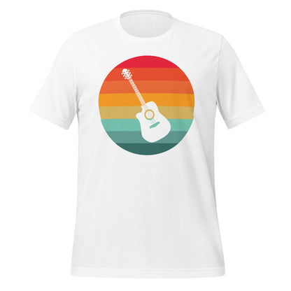 Camiseta con serenata de guitarra al atardecer