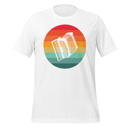 Camiseta con serenata de acordeón al atardecer