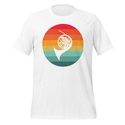 Camisa con serenata al atardecer con trompa francesa