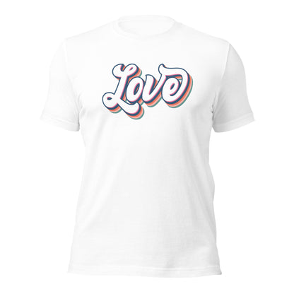 Camiseta retro de San Valentín con amor