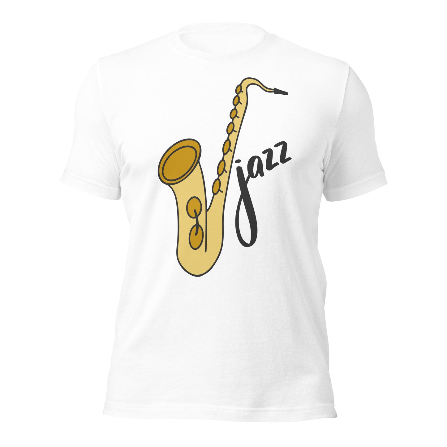 Golden Jazz Saxophone Shirt