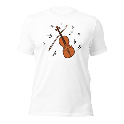 Camiseta clásica con melodía de violín
