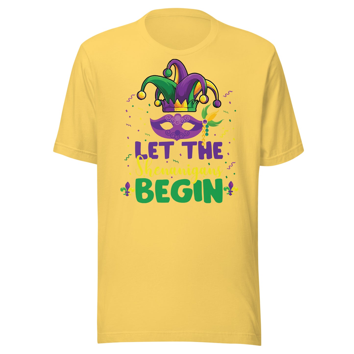 Let The Shenanigans Begin - Mardi Gras Tee