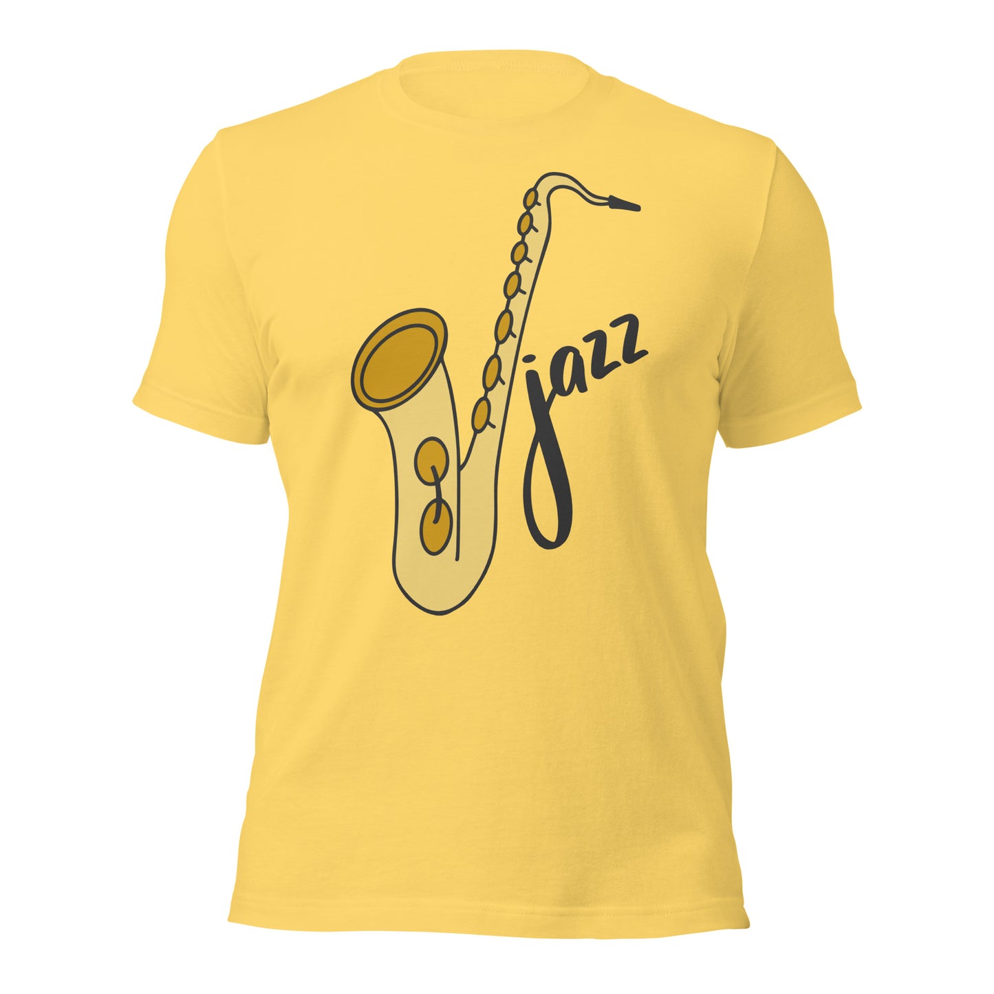 Golden Jazz Saxophone Shirt