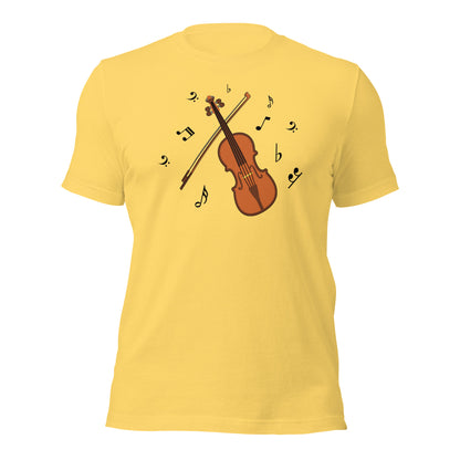 Camiseta clásica con melodía de violín